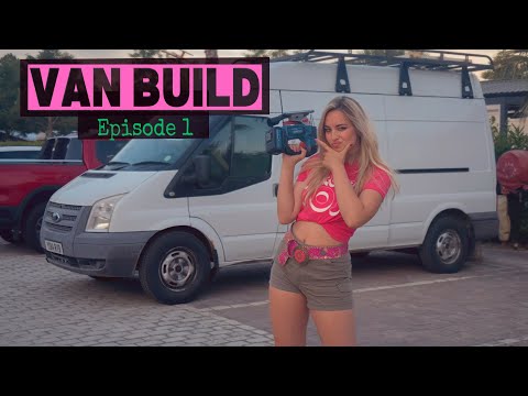 Ep1: VAN BUILD at age 19 🚐  (Buying and deconstructing my Ford Transit)
