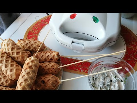 Корн дог. Сосиски в сосисочнице. Быстро, вкусно