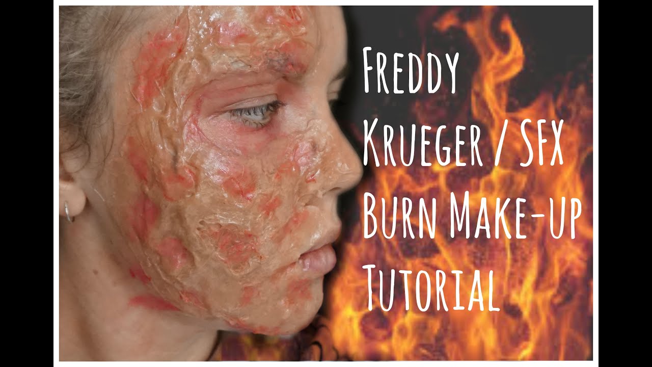 Freddy Krueger Burnt Face Tutorial YouTube