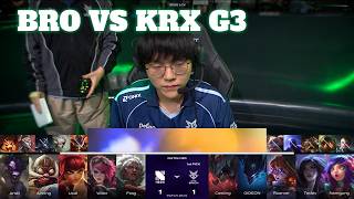 BRO vs KRX Game 3 | LCK 2026 Rounds 3-4 Week 12 Day 5 | HANJIN BRION vs Kiwoom DRX G3
