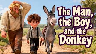 The Man, the Boy, and the Donkey🫏| Aesop's Fables | Short Stories for Kids | Fabulous Fables