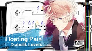 Floating Pain | ディアボリックラヴァーズ | Diabolik Lovers | Violin SHEET MUSIC [With Fingerings] [Level 4] Resimi