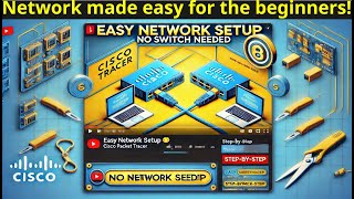 Connect Two Computers Without a Hub in Packet Tracer | Step-by-Step Beginner Tutorial