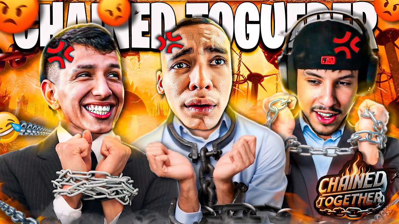¡EL JUEGO QUE TE HACE PERDER A TUS AMIGOS! 😡😡 | Chained togeder | Samulx X Leandro X Chanty X Tamayo