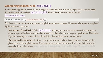 Discovering Implicit Execution Contexts in Scala Applications