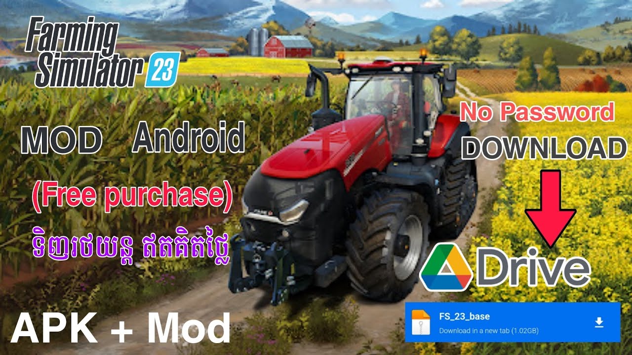 Farming Simulator 23 Mobile 0.0.0.6 APK + Mod (Free purchase) for Android 