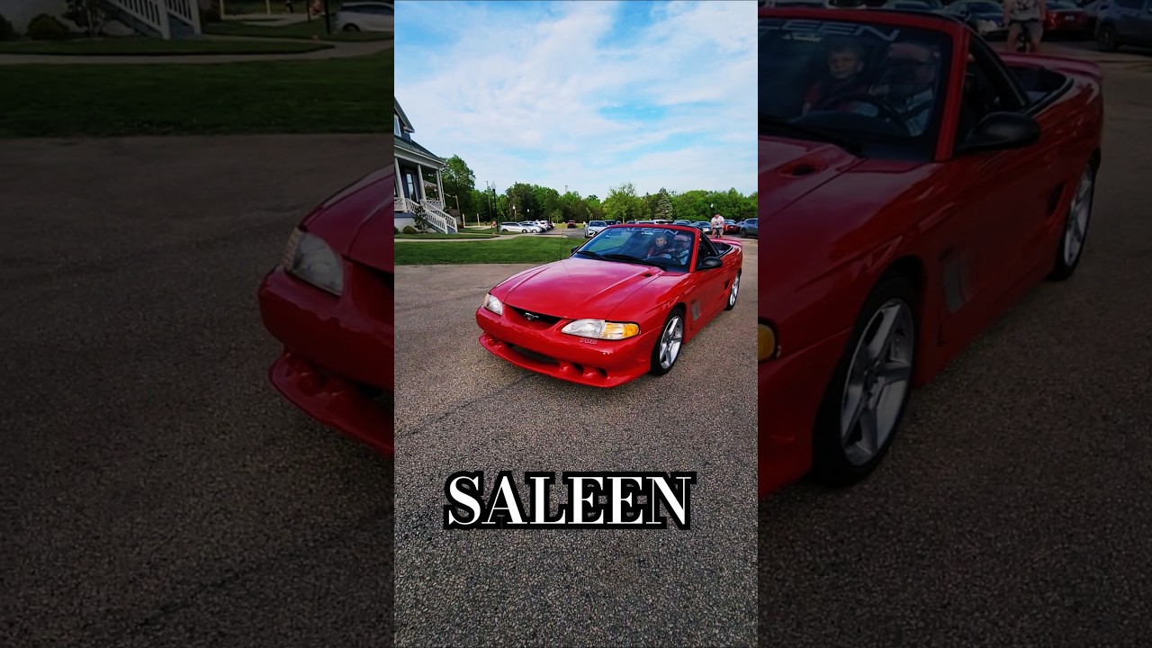 🔴 Red Saleen Mustang GT S281 Convertible Supercharged 4.6 V8 | Car Show Louisville, Ky 
