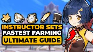 How To Get Instructor Sets in Genshin (FAST & EASY) NO YAPPING! | Instructor Set Genshin Impact Farm Net Worth