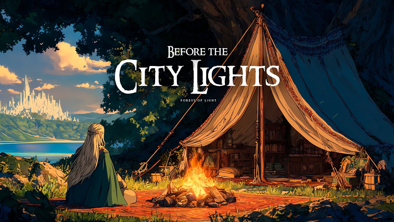 Cozy Medieval Music For Rest & Reflection | Before The City Lights