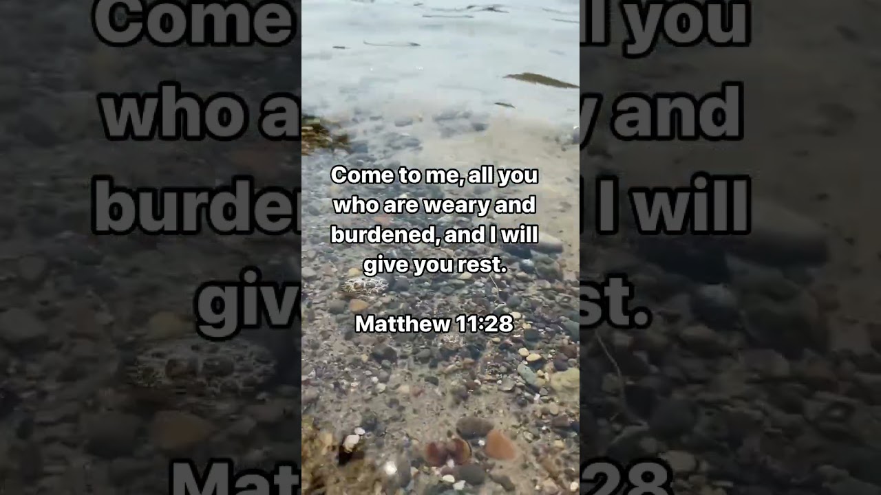 Lean on God, he will give you real rest. 