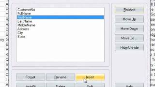 Arranging Columns using ActiveData For Excel
