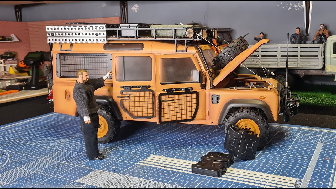 D1RC D110 Defender 110 1/10 Rc Crawler. Тачка на минималках