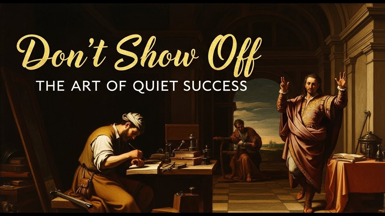 Don't Show off The Art of Quiet Success | Motivational Story - YouTube