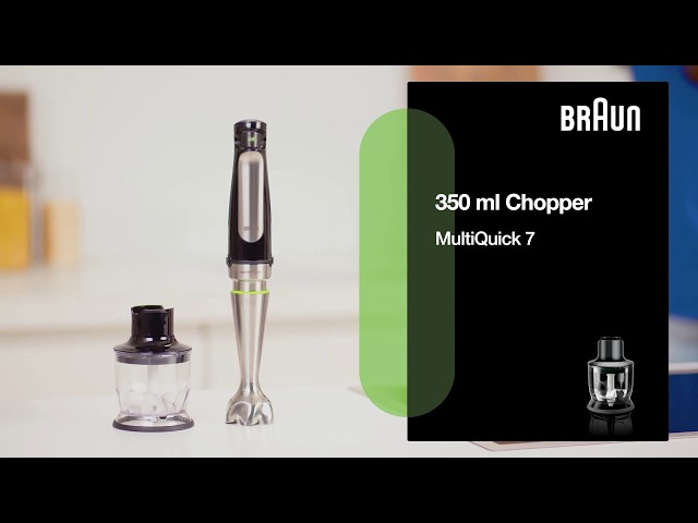 Braun MultiQuick 7 Smart-Speed Hand Blender with 1.5-Cup Chopper 