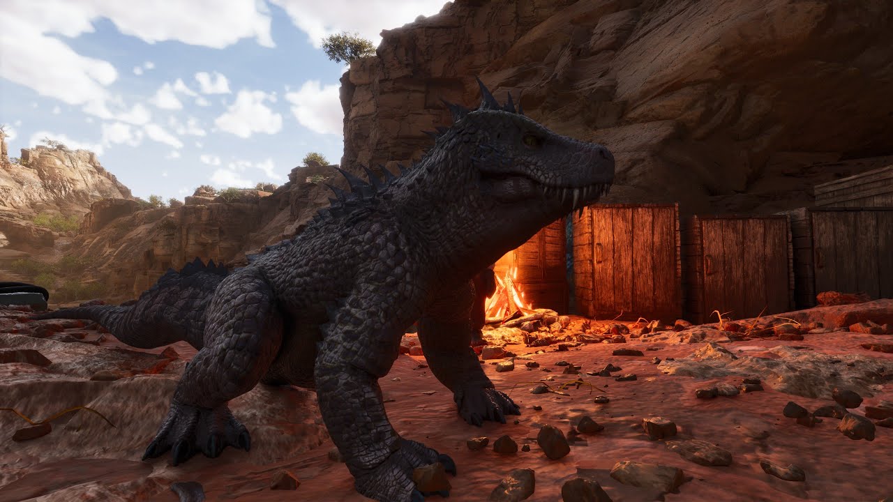 I created the "perfect caving dino" ARK survival ascended YouTube