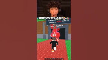 SAMMY ROASTED LIL BRO😭💀#roblox #stealabrainrot