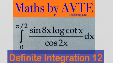 Definite Integration class 12 | 0 to pi/2 | new pattern maths | jee| nda | BSc | maths by AVTE