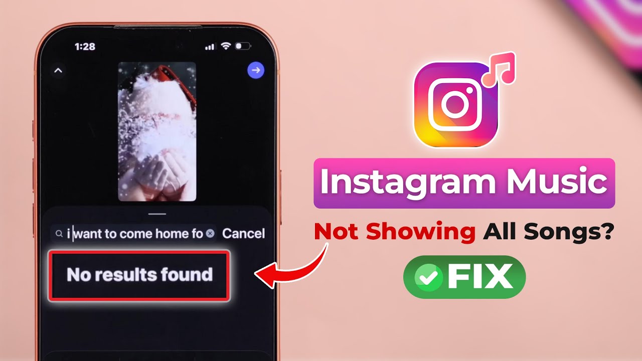 Исправление ошибки — В Instagram Music не отображаются все песни 2026 года! [Полное руководство]