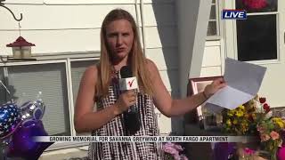 NEWS Memorial for Savanna Greywind continues growing