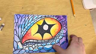 Art Class: color dragon eye