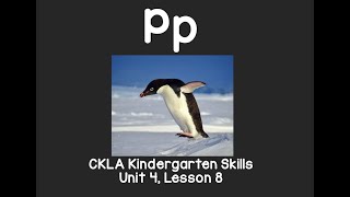 Letter P sound: CKLA Kindergarten Reading Skills Unit 4 Lesson 8