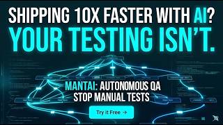 Stop Writing Tests. Let AI QA Your App Instantly.