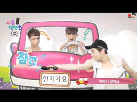 [720p] EXO - Traffic Song @ SBS Inkigayo 130721
