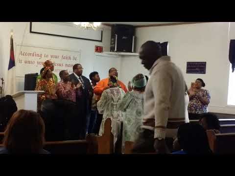 1st Church Pinnacle of Praise COGIC Mass Choir @ New Outreach COGIC on Sunday Morning 2/23/20