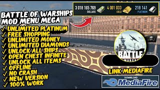 بدون كلمة مرور!! لعبة Battle Of Warships New Max Mod Menu Apk - بلاتينيوم غير محدود، تسوق مجاني، ... screenshot 2