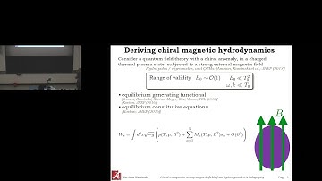 Matthias Kaminski - Chiral transport in strong magnetic fields from hydrodynamics & holography