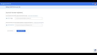 Get reCaptcha v3 Keys