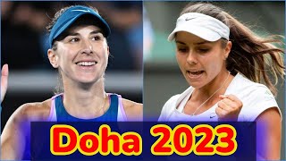 Viktoriya Tomova vs Belinda Bencic .. Highlights .. R1 .. Doha 2023