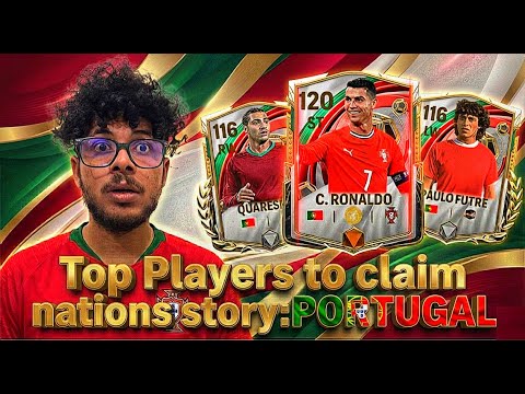 RONALDO 🔥 QUARESMA 😱 NUNO MENDES 🤯 VITINHA 🥶 CANCELO ☠️ TOP PLAYERS NATIONS STORY : PORTUGAL || FC