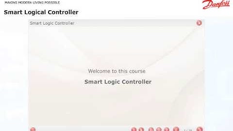 Danfoss Learning - Smart Logic Controller - eLesson preview