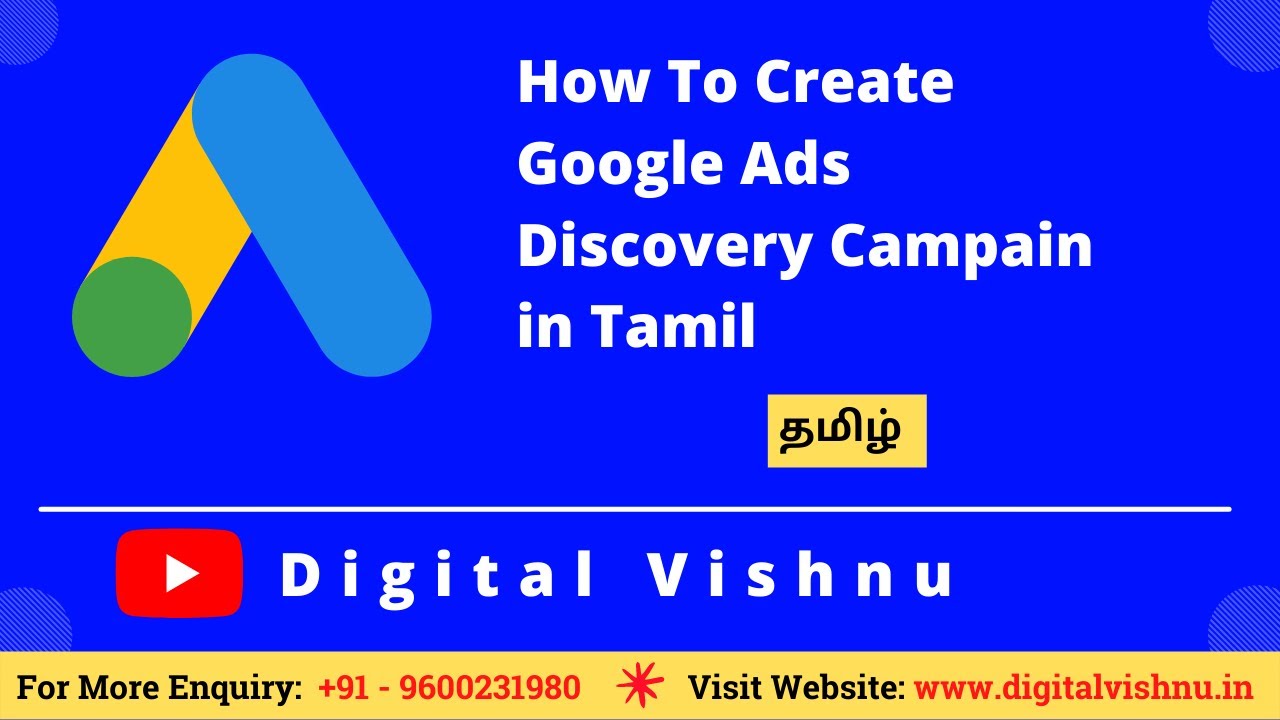 Google Discovery Ads in Tamil | How to Create Google Ads Discovery ...