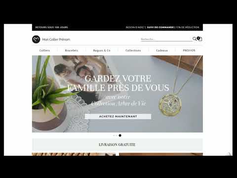 Code promo Mon Collier Prénom vérifié en vidéo