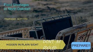 FOOD SHORTAGES!! Marketplace, Minot, North Dakota