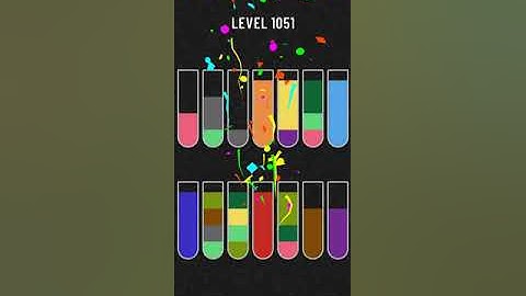 water sort puzzle - level 1051