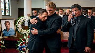 Stallone, Van Damme Cant Hold Back Tears At Chuck Norris Final Tribute