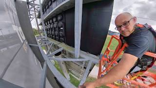 Full Daktronics Scoreboard Maintenance, Re-wire and Video board repair. Guide