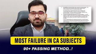 90+ Passing Method in CA | Most Failure in CA Subjects : Professional's Legacy