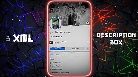 NEW FACEBOOK PROFILE XML 🔰✨ || NEW TREND XML 🎟️🦋 || ALIGHT MOTION XML FILE 💫 || @Nb7stars2.0