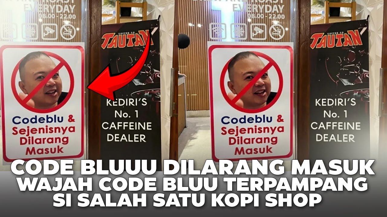 TERBUKTI BENAR BENAR DI BOIKOT ! WAJAH CODE BLUUUU TERPAMPANG DI KOPI ...