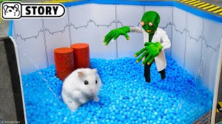 Hamster Survival In The Zombie Apocalypse - Infected Laboratory Homura Ham