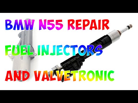 BMW N55 меняем форcунки и сервопривод Valvetronic servomotor / замена прокладки клапанной крышки
