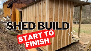 DIY Pole Barn Shed from Start to Finish