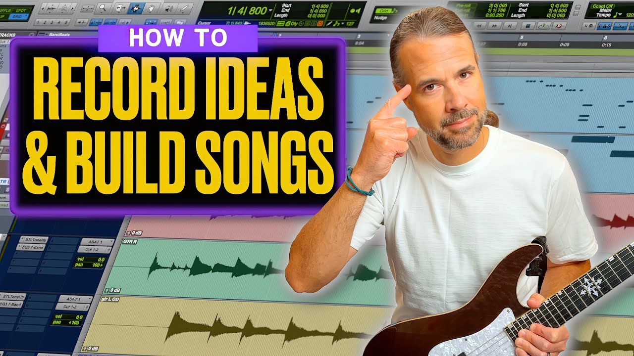 STEP BY STEP! How to create and record riff and song ideas