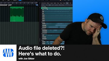 Accidentally deleted an audio file? Here