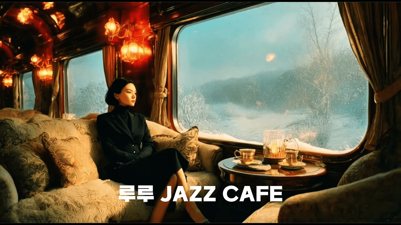 루루 재즈카페 ☔ 부드러운 피아노 & 색소폰 BGM | 공부·작업·휴식용