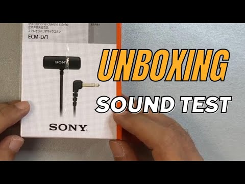 🎥 $$$ Sony ECM-LV1 Stereo Lavalier Microphone Unboxing and Sound Test! — Video review, click xem trên YouTube